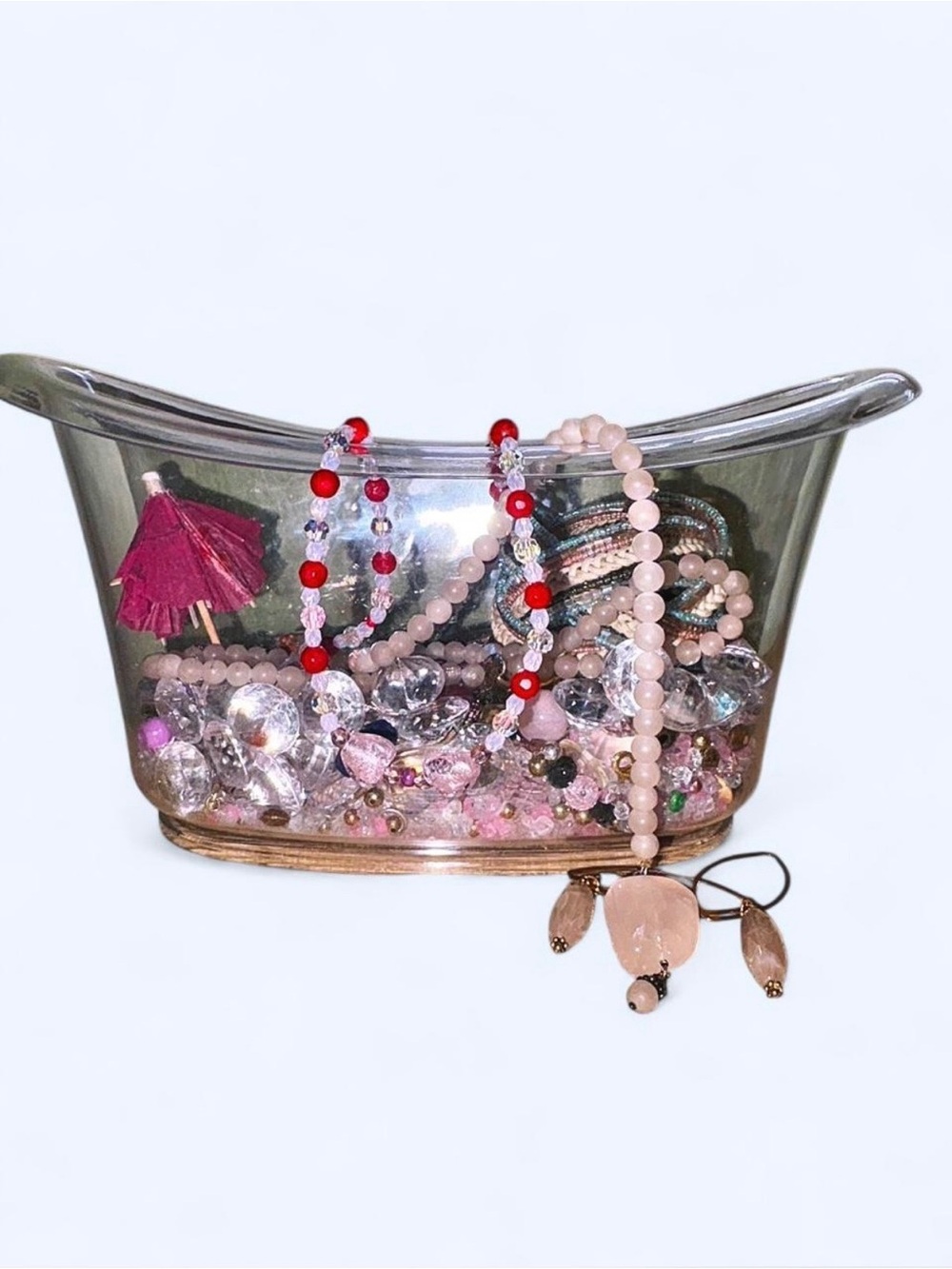 Beach mystery Jewlery jar